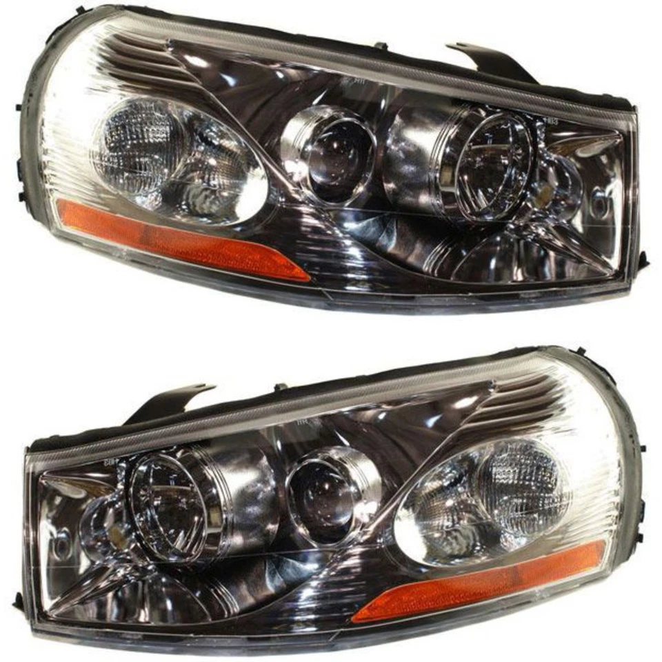 Fit For Saturn L200 L300 2003-2005 Headlight Set Left & Right Side w/ bulb - Изображение 1 из 4