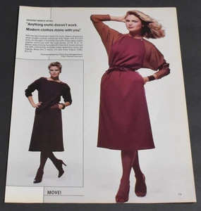 1979 Anuncio Impreso Sexy Moda Piernas Largas Dama Tacones Rubia Christie Brinkley Suave - Imagen 1 de 1