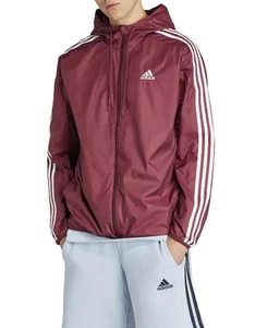Cortavientos Adidas Hombre Rojo Sombra Essentials Tejido 3 Rayas (IS1357) Talla XL - Imagen 1 de 4
