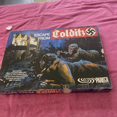 Escape From Colditz Board Game 1970s - Image 1 of 4
