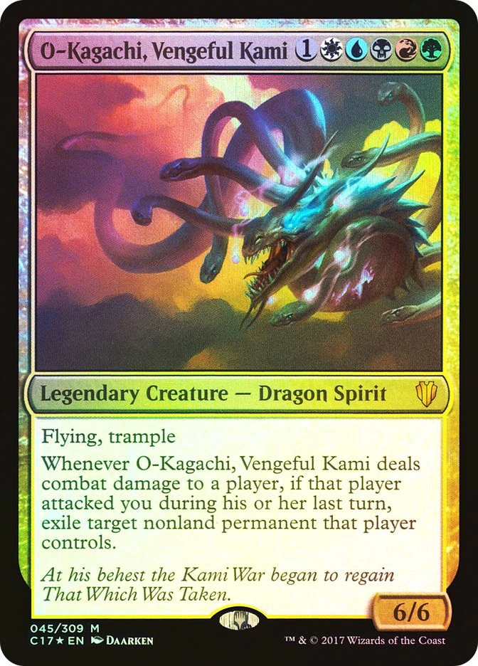 MTG FOIL O-Kagachi, Vengeful Kami  - Commander 2017 #045 - Image 1 of 1
