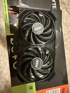 MSI GeForce RTX 4060 Ventus 2X Black OC GDDR6 8GB Graphics Card - Bild 1 von 3