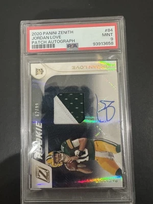 Jordan Love Zenith Rpa PSA 9 /99 - Image 1 of 2