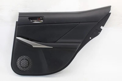 2016 LEXUS IS300 REAR RIGHT PASSENGER SIDE DOOR PANEL TRIM COVER OEM BLACK 7435 - Image 1 of 4