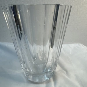 Orrefors Crystal Vase New Signed Thick & Heavy  Gondola Scene # 3185 - Picture 1 of 8