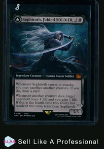 FABLED SOLDIER FOIL 0451 FINAL FANTASY WINGED ANGEL MTG MAGIC SEPHIROTH - Bild 1 von 2