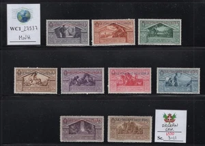 WC1_27537. AEGEAN COL.: GENERAL. BIMIL 1930. VIRGILIUS Set. Sc. 3-11. MNH - Bild 1 von 1