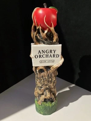 🍎 Angry Orchard Crisp Apple Tall Craft Beer Tap Handle Bar Kegerator - Image 1 of 4