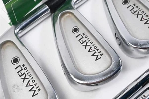 Maxfli Revolution Black Dot Irons / 3-PW+SW / Regular Flex Dynamic Gold Shafts - Picture 1 of 7