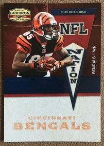 2010 Panini Gridiron NFL Nation Silver #8 Chad Ocho Cinco Johnson /250 Bengals - Picture 1 of 2