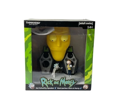 Rick and Morty Get Schwifty Giant Head Bluetooth Speaker Adult Swim TV Show NEW - Image 1 of 4