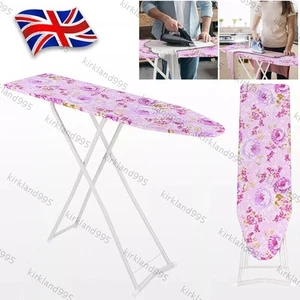 42INCH LARGE STRONG FOLDING IRON BOARD IRONING ADJUSTABLE HEIGHT NONSLIP TOOL - Picture 1 of 12