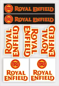 Royal Enfield stickers (7), printed on quality vinyl & laminated - Picture 1 of 1