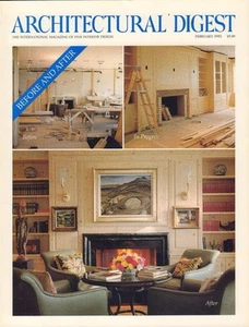 Architectural Digest February 1992 Before & After Bruce Gregga 021717DBE - Imagen 1 de 1
