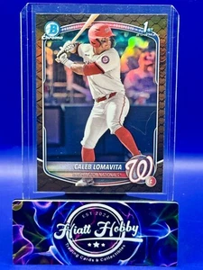 Bowman 2025 - Chrome Prospects Caleb Lomavita #BCP-120 Reptilian Refractor (RC) - Imagen 1 de 2