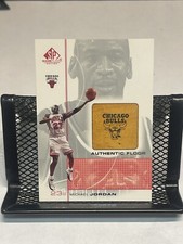 2000-01 UPPER DECK SP GAME FLOOR MICHAEL JORDAN GAME USED FLOOR/COURT INSERT #MJ