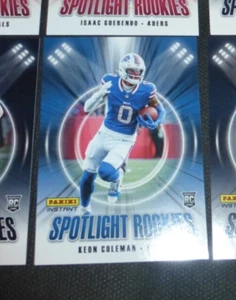 2024 PANINI INSTANT SPOTLIGHT ROOKIES ~ RC LIMITED EDITION KEON COLEMAN BUFFALO - Picture 1 of 1