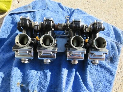 Carburadores Kawasaki Z1 900 1974 28 mm VM28SC # 1473 en banco K58 Foto 1 de 4