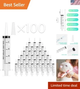 Individually Sealed 20mL Pet Feeding Syringes - BPA-Free & Accurate Measuring - Picture 1 of 9
