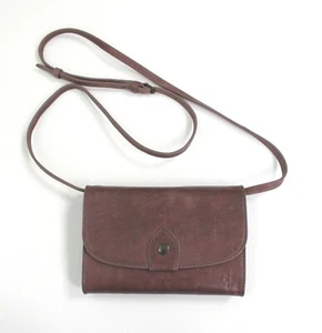Frye Melissa Cartera de Cuero Bandolera Bolso sin asas Lila - Imagen 1 de 7