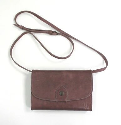 Frye Melissa Cuero Cartera Bandolera Bolso sin asas Lila Nuevo con etiquetas Foto 1 de 4