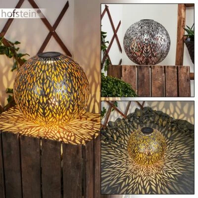 LED Garten Leuchte Solar Außen Kugel Lampe Lichteffekt Terrassen Hof Beleuchtung - Photo 1/4