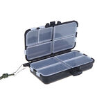 Fishing Tackle Box Fly Fishing Box Spinner Bait Popper 9 Compartments K8B0