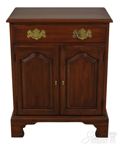 59152EC: HENKEL HARRIS Cherry 2 Door Nightstand Drawer Cover