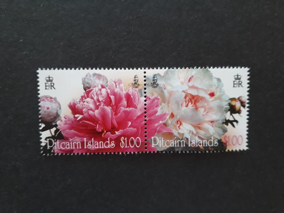 ( BB 20506 )- 2010- PITCAIRN - FLOWERS         2V complet set   MNH ** - Image 1 of 1