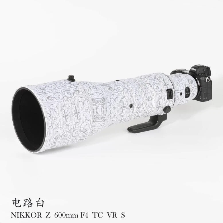 Cubierta de camuflaje de lente ZZQ&CCF impermeable para Nikon Z 600 mm F4 TC VR S Foto 1 de 1