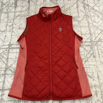 Chaleco para mujer Boston Red Sox Cutter & Buck Weather Tec mediano nuevo sin etiquetas Foto 1 de 4