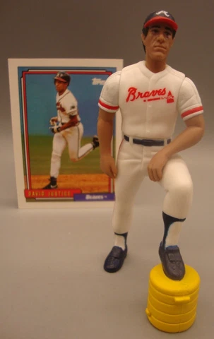 1991 LOOSE SLU STARTING LINEUP FIGURE DAVID JUSTICE ATLANTA BRAVES Cover