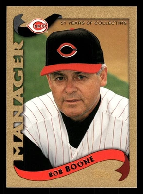 Bob Boone Cincinnati Reds 2002 Topps Gold #304 SN /2002 - Image 1 of 2