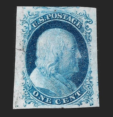 #8A Azul Tipo IIIa con Line Break en la parte inferior. Aparece sin usar. ¡Enormes márgenes! Foto 1 de 2