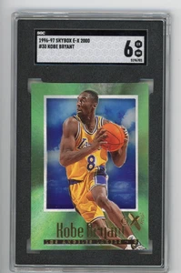 1996 Skybox E-X2000 Basketball #30 KOBE BRYANT ROOKIE HOF Sports Card SGC 6 - Picture 1 of 3