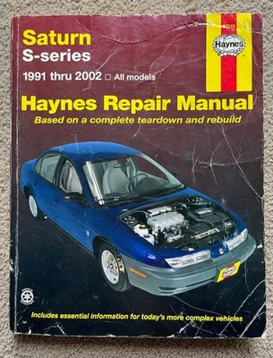 SATURN S-SERIES AUTOMOTIVE REPAIR MANUAL 1991-2002 Foto 1 de 4