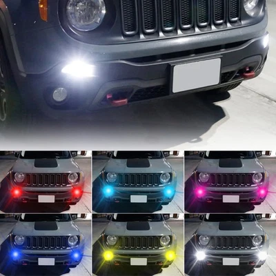 For Jeep Renegade SUV 2014-Onwards 2x Daytime Running Light Led P21/5W 1157 Bulb - Image 1 of 4