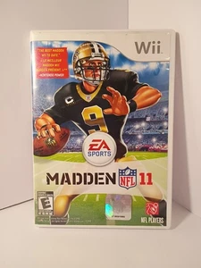 Madden NFL 11 (Nintendo Wii, 2010) Game with Manuel Tested - Picture 1 of 21