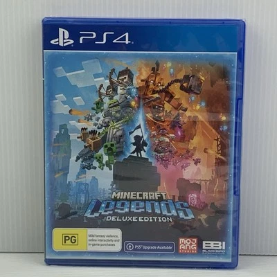 Minecraft Legends: Deluxe Edition PS4 AUS Game PS5 Compatible Brand New Sealed - Image 1 of 3