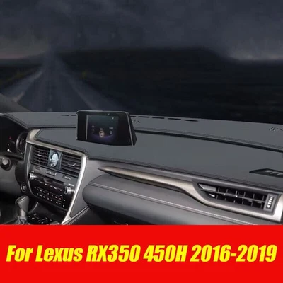 Cubierta de cuero para tablero de instrumentos alfombrilla de tablero alfombrilla alfombrilla para Lexus RX350 450H 2016-19 Foto 1 de 4
