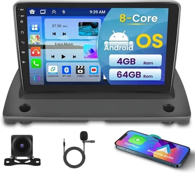 NEW Inefala 8 Core 4+64G Android 15 Car Stereo Volvo XC90 2004-2014 GPS WiFi Blu - Image 1 of 4