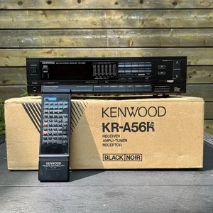 Kenwood KR-A56R Stereo Receiver w/ Original Remote & Box | AM/FM Stereo | Tested - Picture 1 of 22