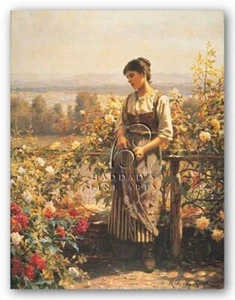 Ray of Sunshine ART PRINT by Daniel Ridgway Knight Image Size 24" x 31 3/8" - Picture 1 of 1