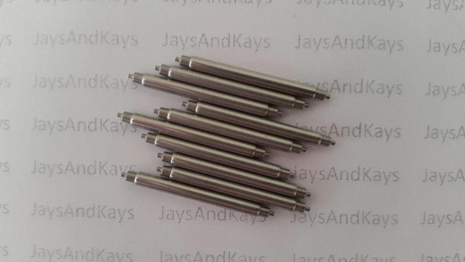 Pack of 10 2.5mm FAT BOY Dive Watch Spring Bars 18 mm 20 mm 22 mm 24 mm 26 mm  - Image 1 of 1