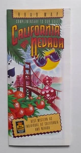 California and Nevada Road Map Best Western USA 1991 - Picture 1 of 7