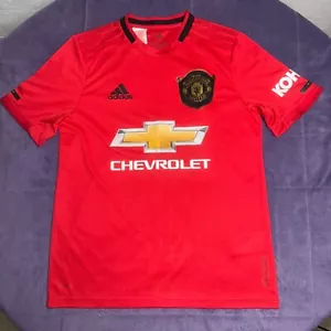 Manchester United 2019-20 Home Football Jersey Adidas Youth Sz L (13-14YRS) - Picture 1 of 9