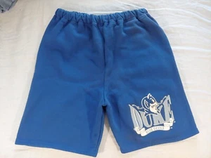 VTG Early 1990s Men's Duke Blue Devils Sweat Shorts Size L Dodger USA NCAA Draws - Picture 1 of 9
