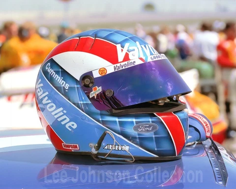1997 Mark Martin Daytona 500 Helmet - 4x6 photo - Free Shipping Cover