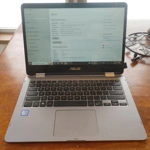 ASUS Vivobook Flip 14" Notebook PC TP401N Touchscreen 4GB RAM/64 GB eMMC FHD - Picture 1 of 8