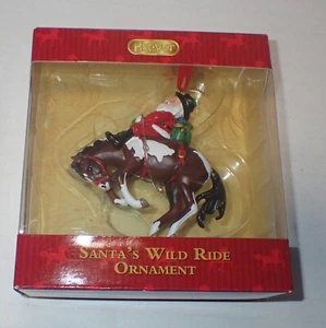 Breyer *Santa's Wild Ride* Adorno #700648 Santa a caballo Pintura pintada nueva en caja - Imagen 1 de 4